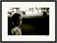 Cuba Girl Framed print 60x80 cm / 24x32″ White frame 66