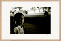 Cuba Girl Framed print 60x90 cm / 24x36″ Wood frame 38