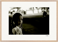 Cuba Girl Framed print A1 (59.4 x 84.1 cm) Wood frame 36