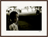 Cuba Girl Framed print A2 (42 x 59.4 cm) Dark wood frame 52