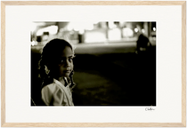 Cuba Girl Framed print A3 (29.7 x 42 cm) White frame 30