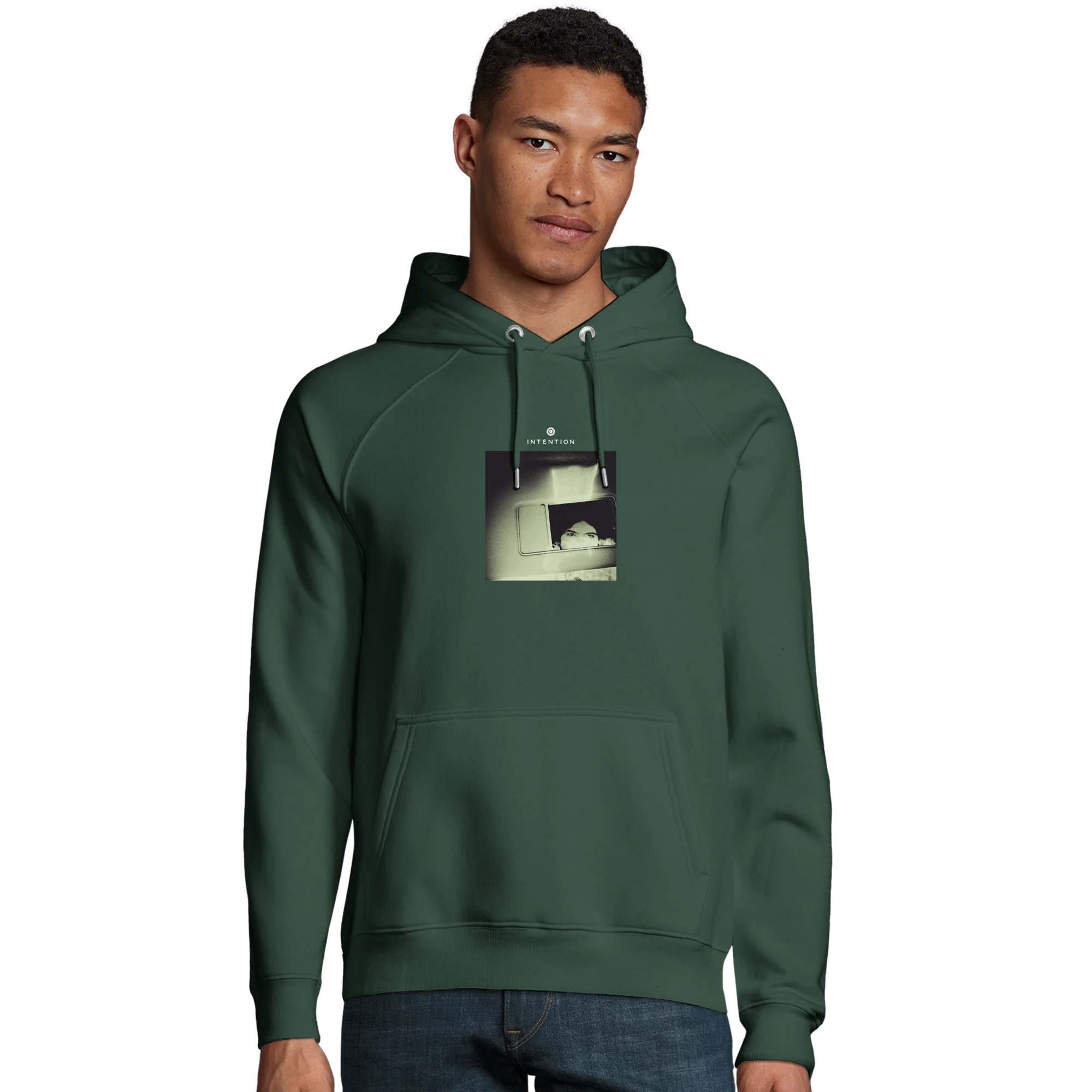 Curiosity - "On the Road" Hoodie Bottle Green XS 16