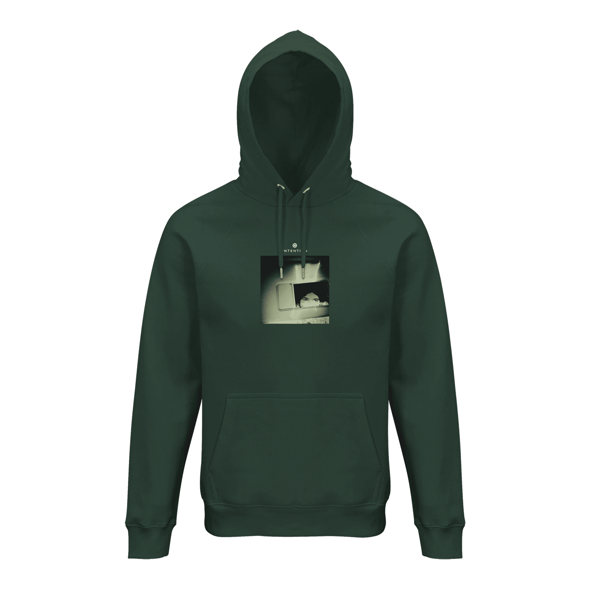 Curiosity - "On the Road" Hoodie Bottle Green XS 14