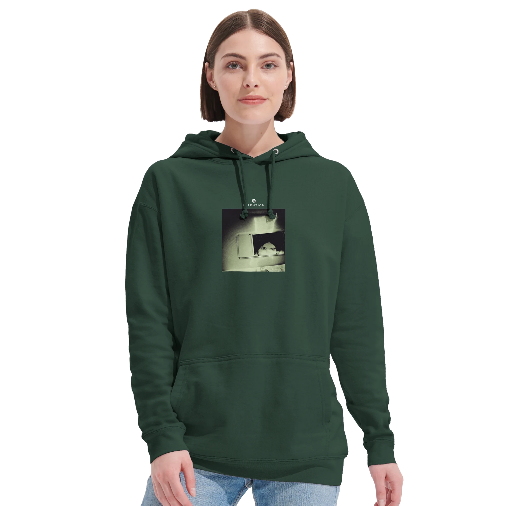 Curiosity - "On the Road" Hoodie Bottle Green XS 33
