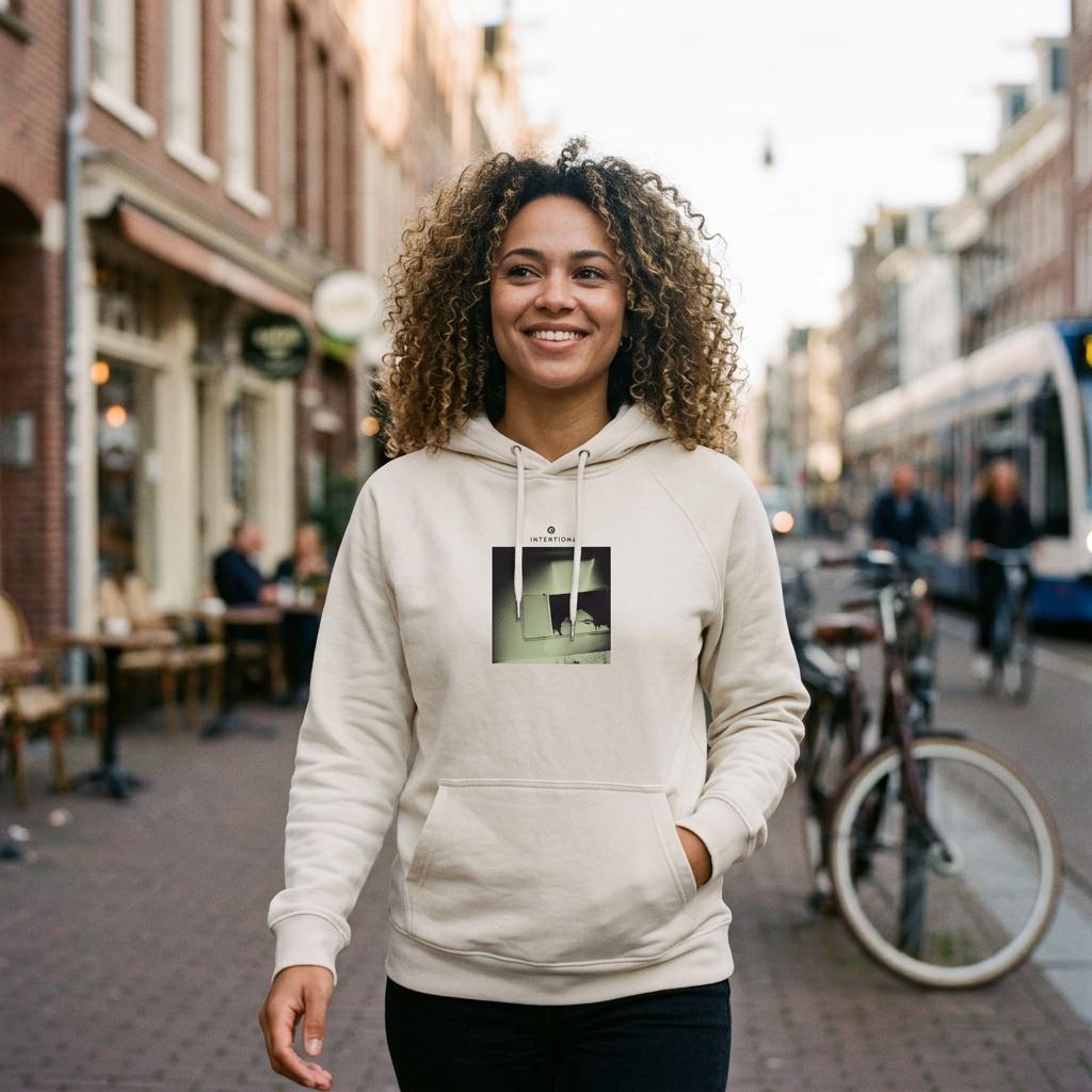 Curiosity - "On the Road" Hoodie Off White XS 4