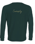 Curiosity - "On the Road" Long sleeve green empire XS 21