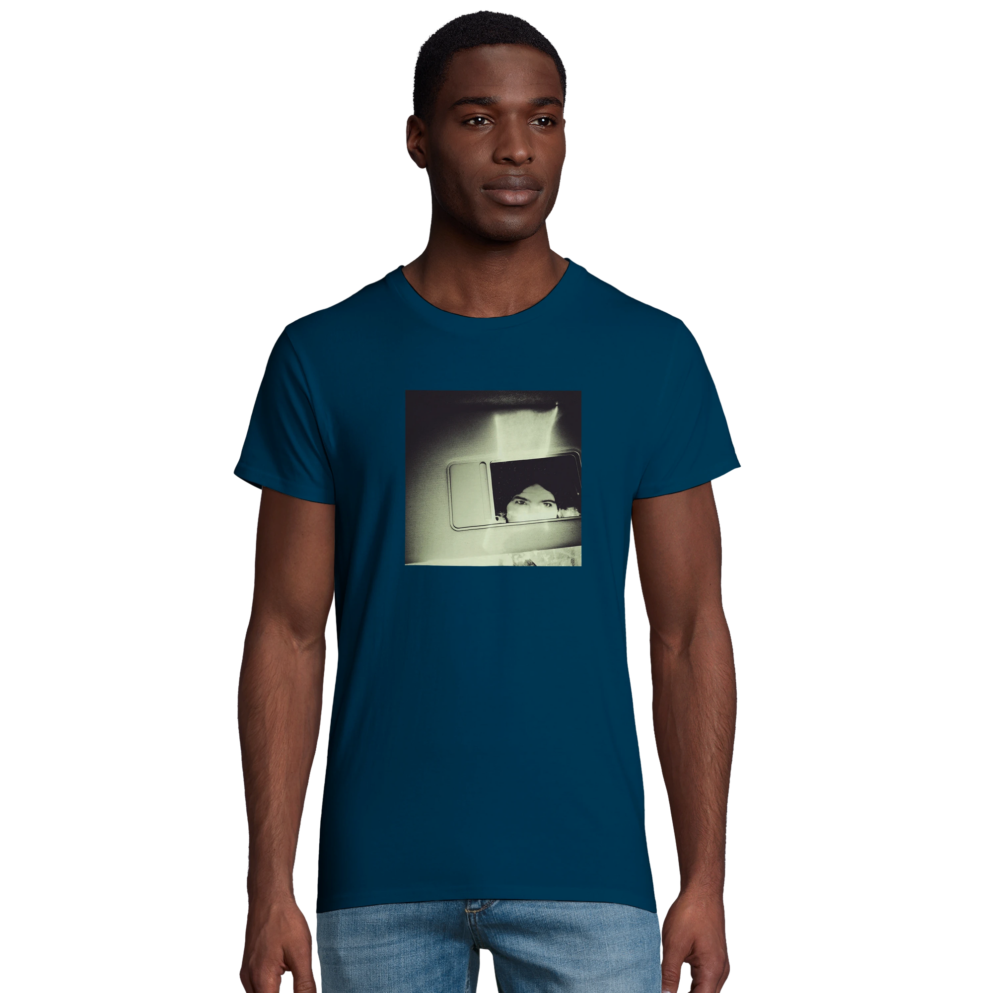 Curiosity - "On the Road" T-shirt denim 4