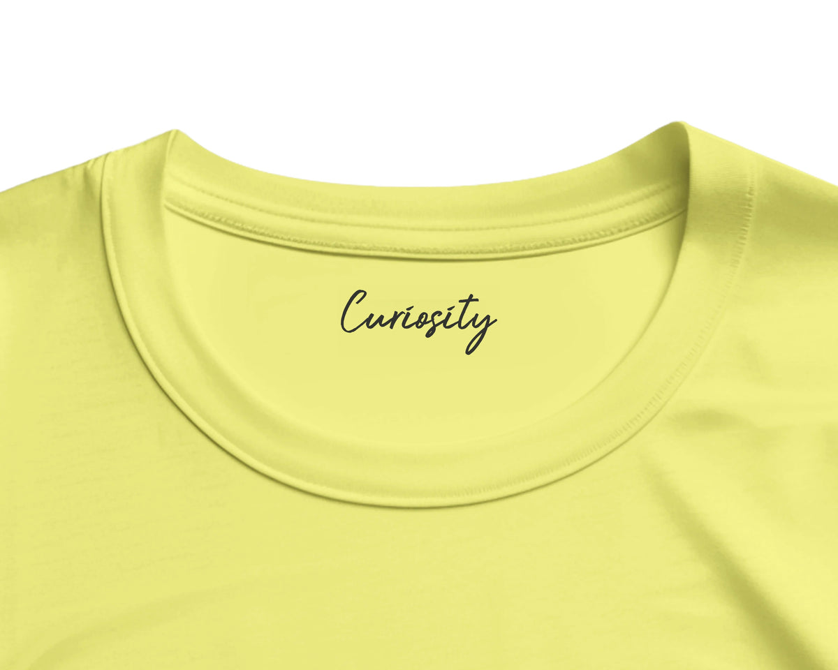 Curiosity - "On the Road" T-shirt Light Yellow 2