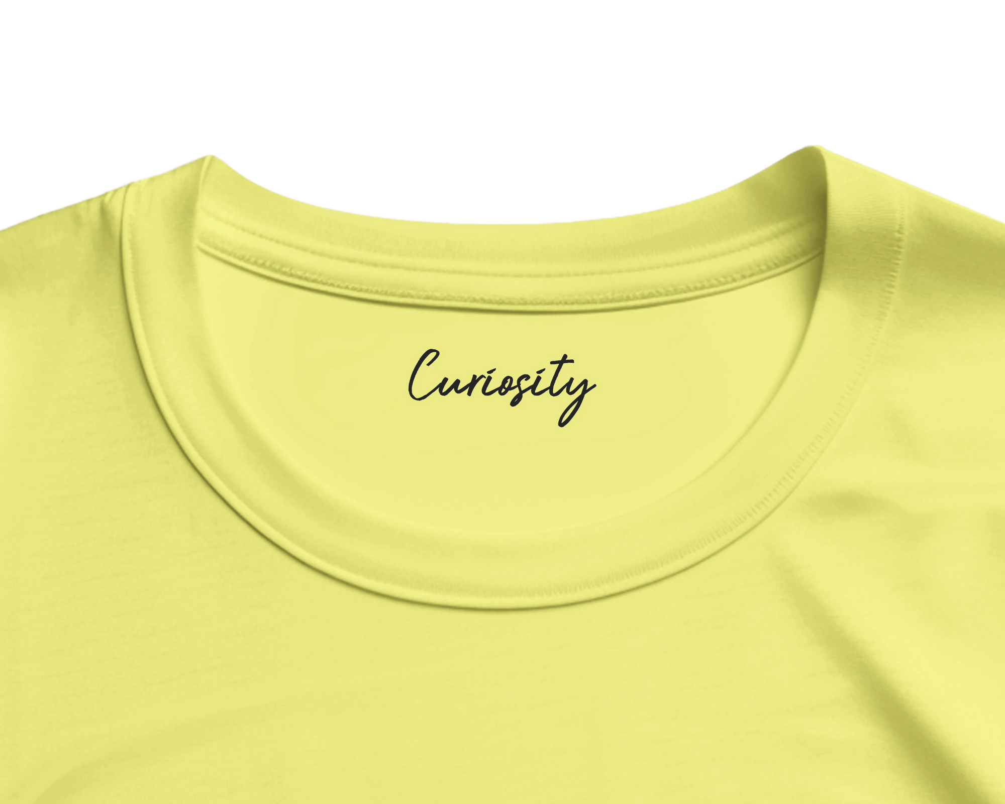 Curiosity - "On the Road" T-shirt Light Yellow 2