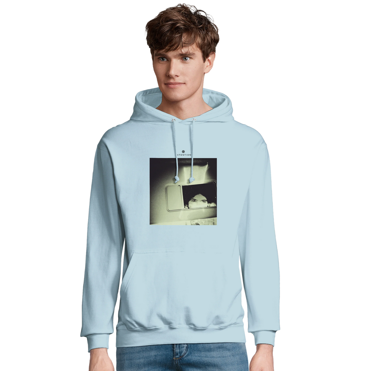 Curiosity - "On the Road" Hoodie creamy blue 3