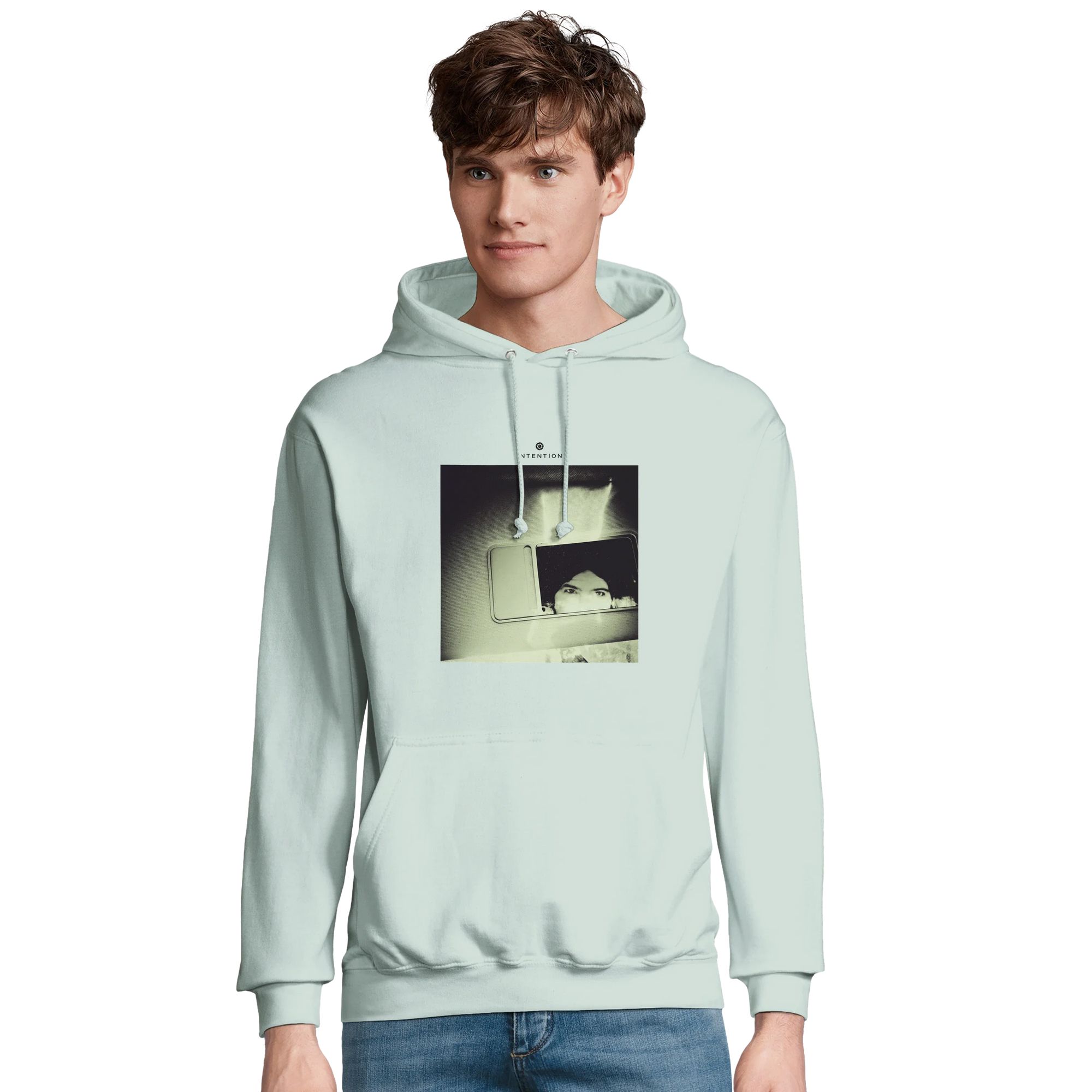 Curiosity - "On the Road" Hoodie creamy green 3