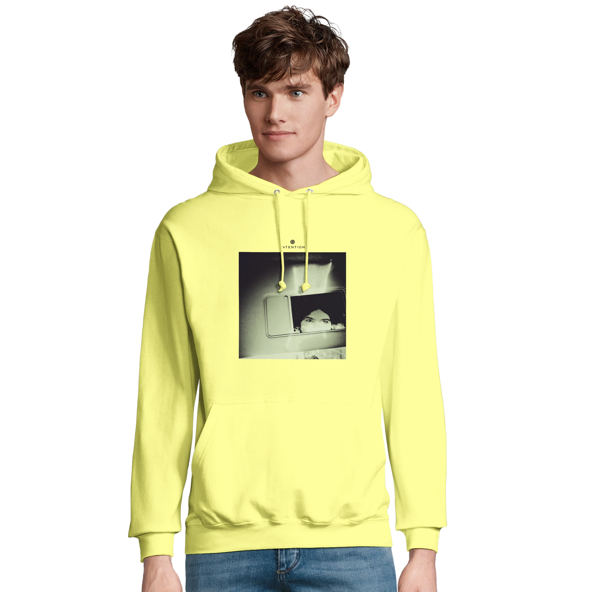 Curiosity - "On the Road" Hoodie Light Yellow 3