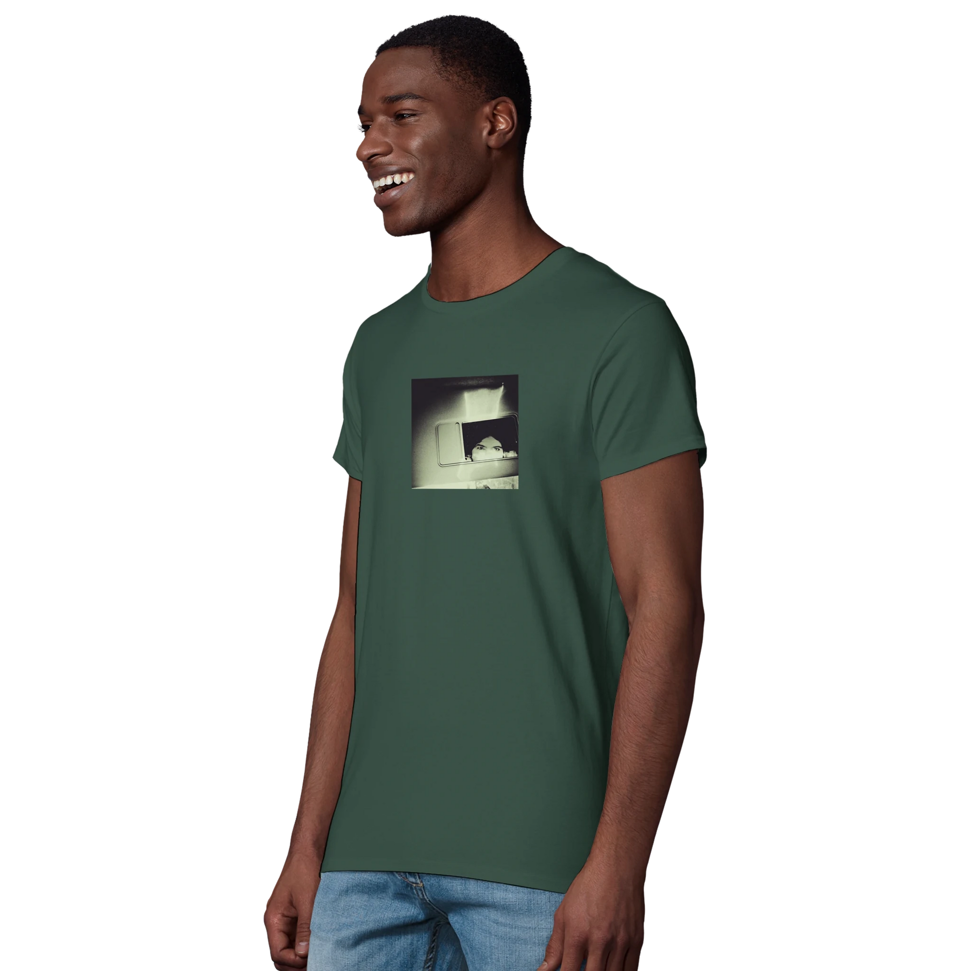 Curiosity - "On the Road" T-shirt Bottle Green XS 27