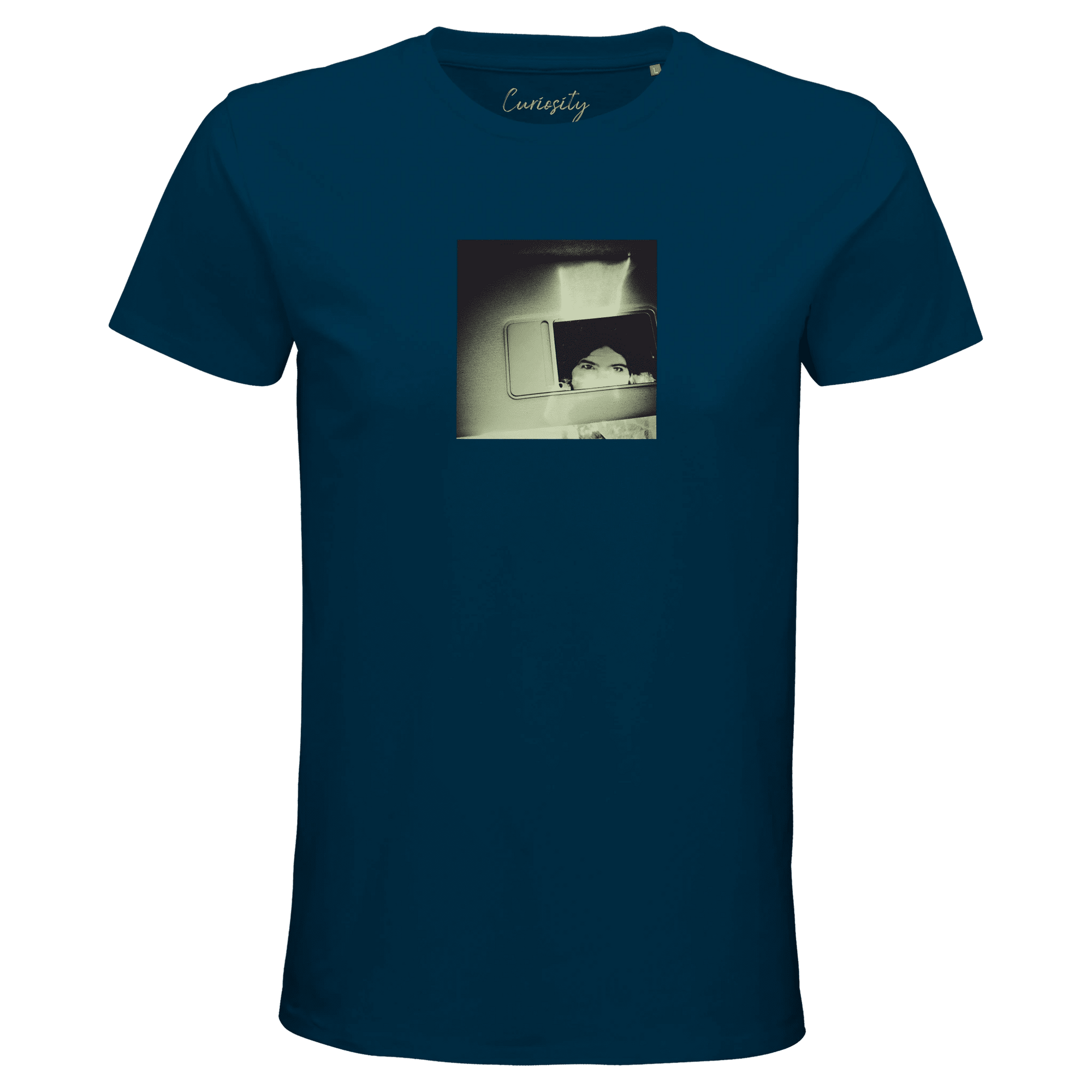 Curiosity - "On the Road" T-shirt denim XS 10