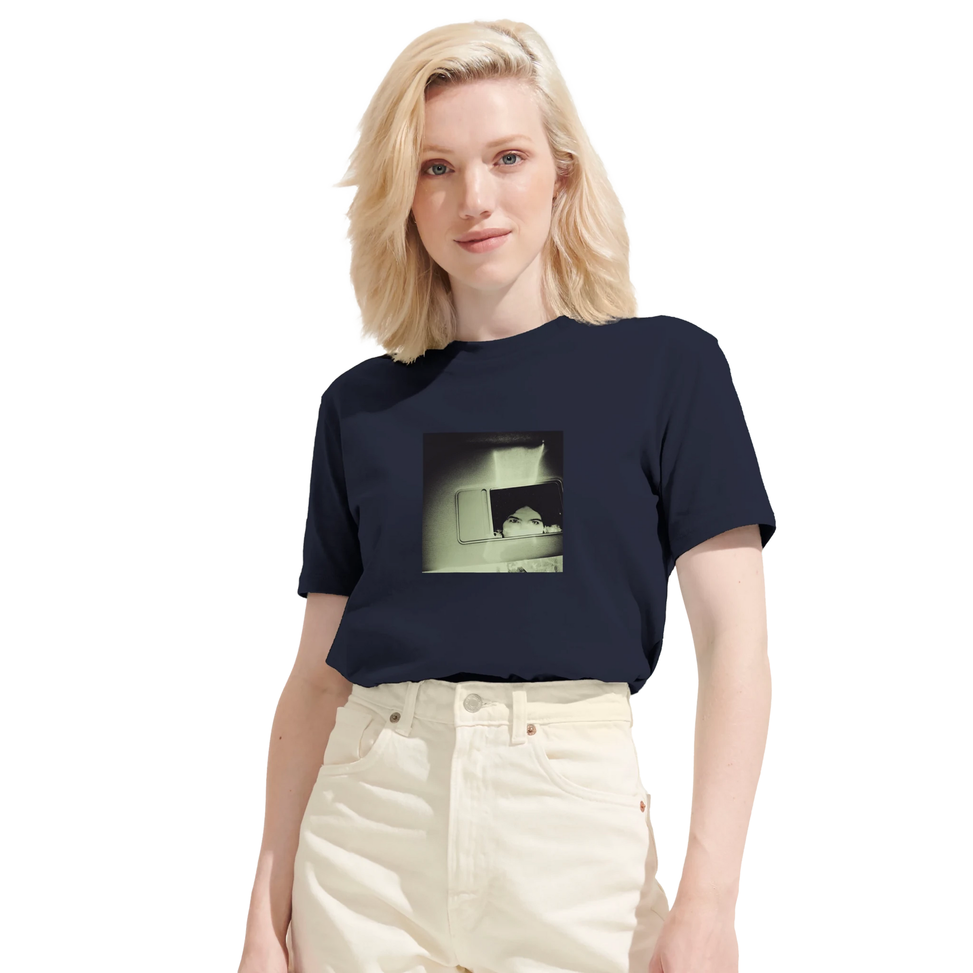 Curiosity - "On the Road" T-shirt French Navy XS 33