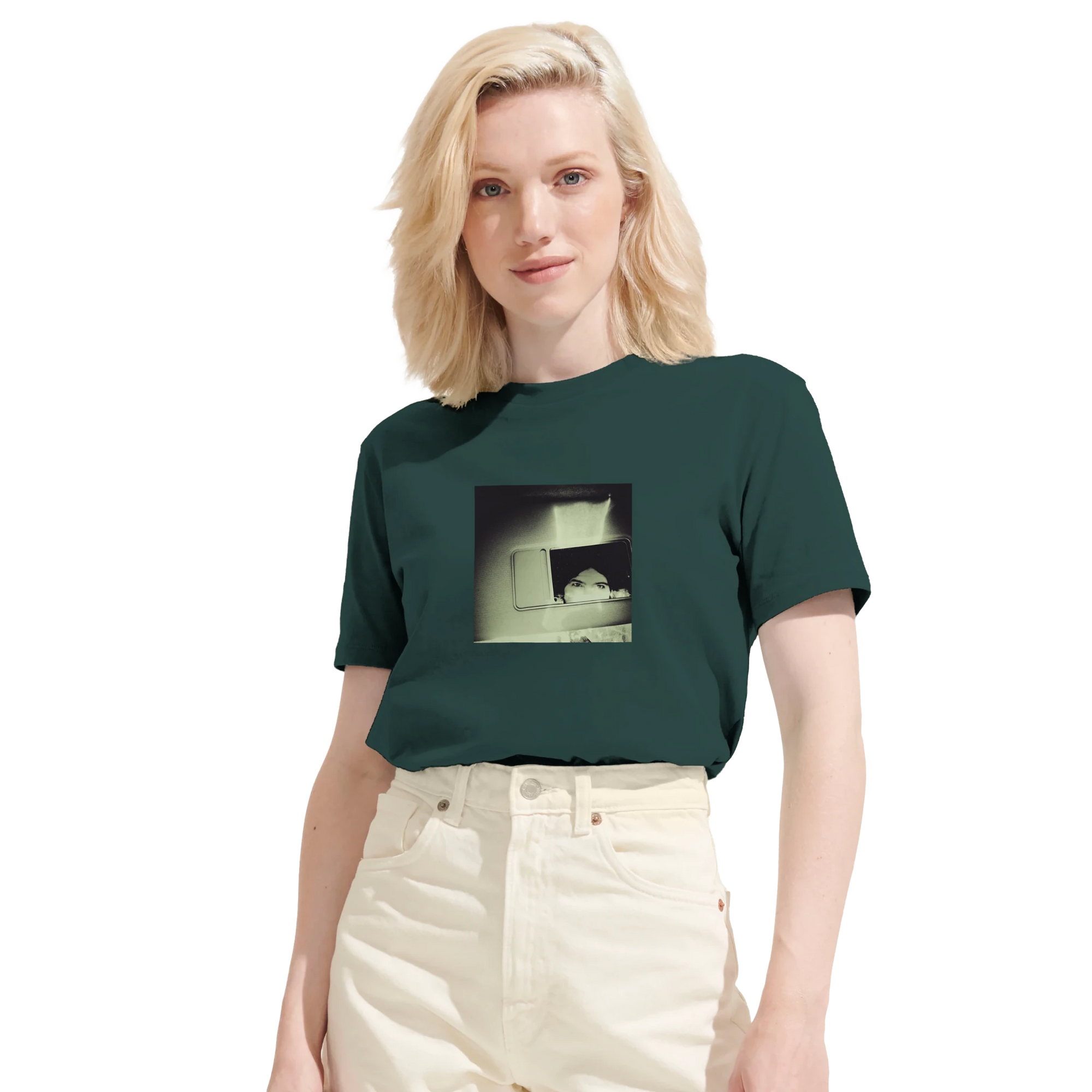 Curiosity - "On the Road" T-shirt green empire XS 27