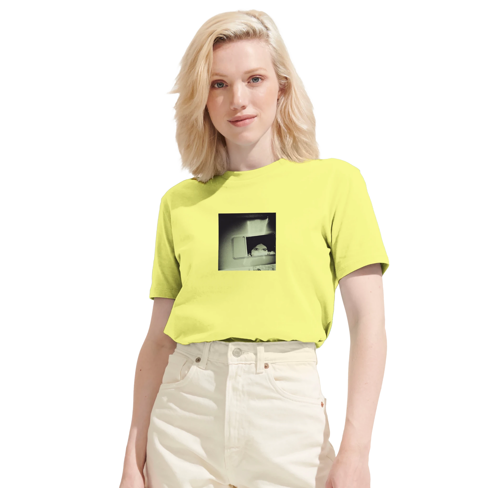 Curiosity - "On the Road" T-shirt Light Yellow XS 21