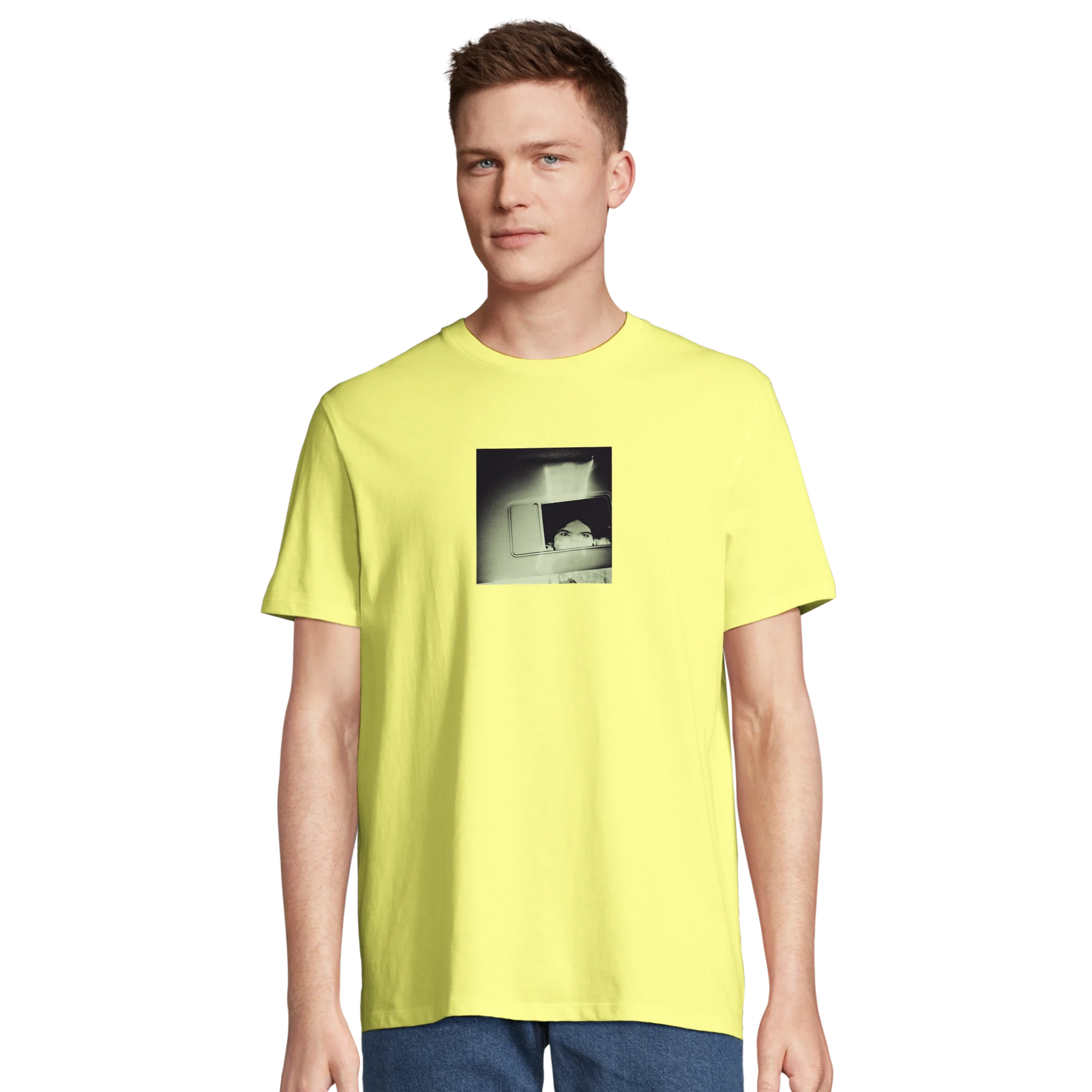 Curiosity - "On the Road" T-shirt Light Yellow XS 19