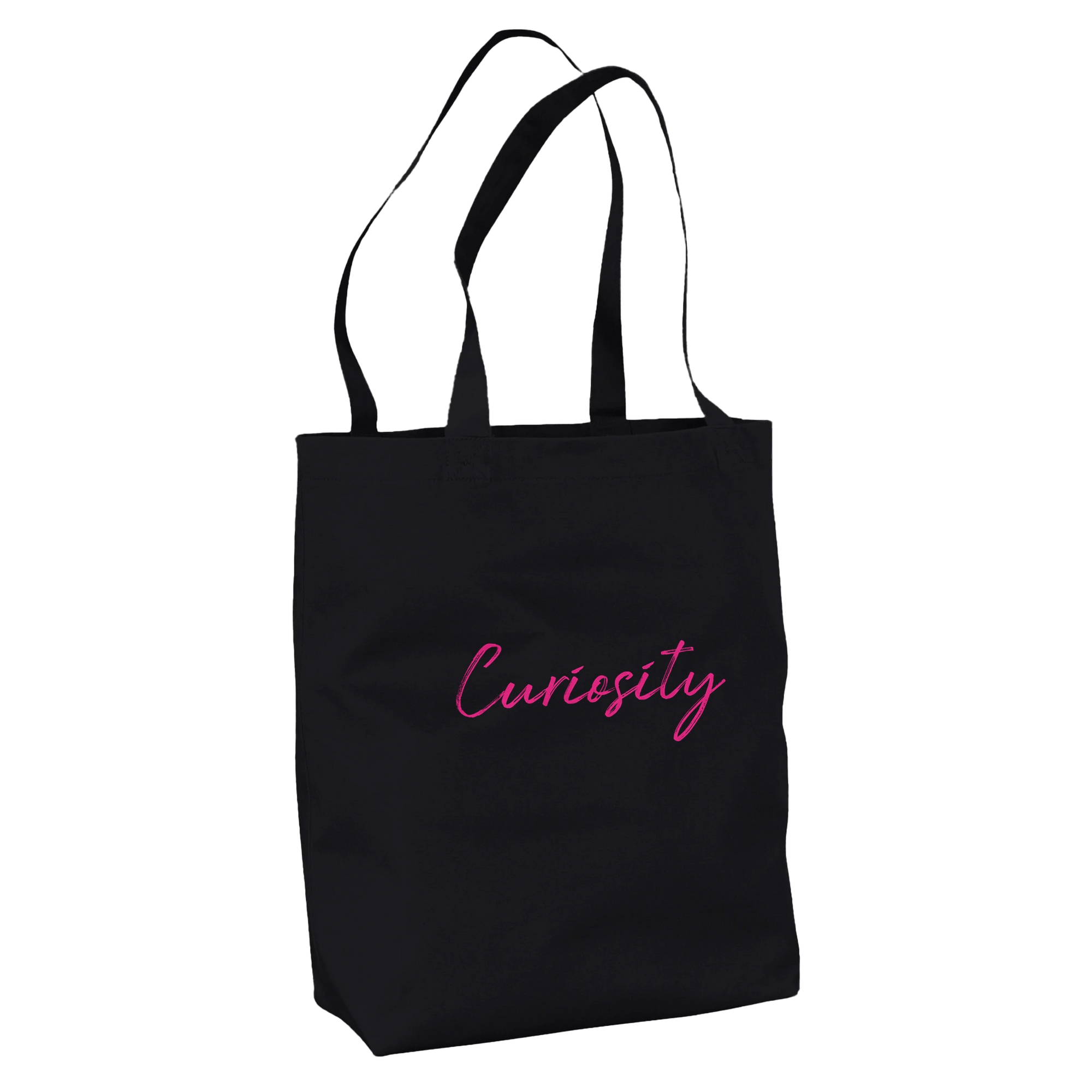 Curiosity - "On The Road" Tote Bag Black 2