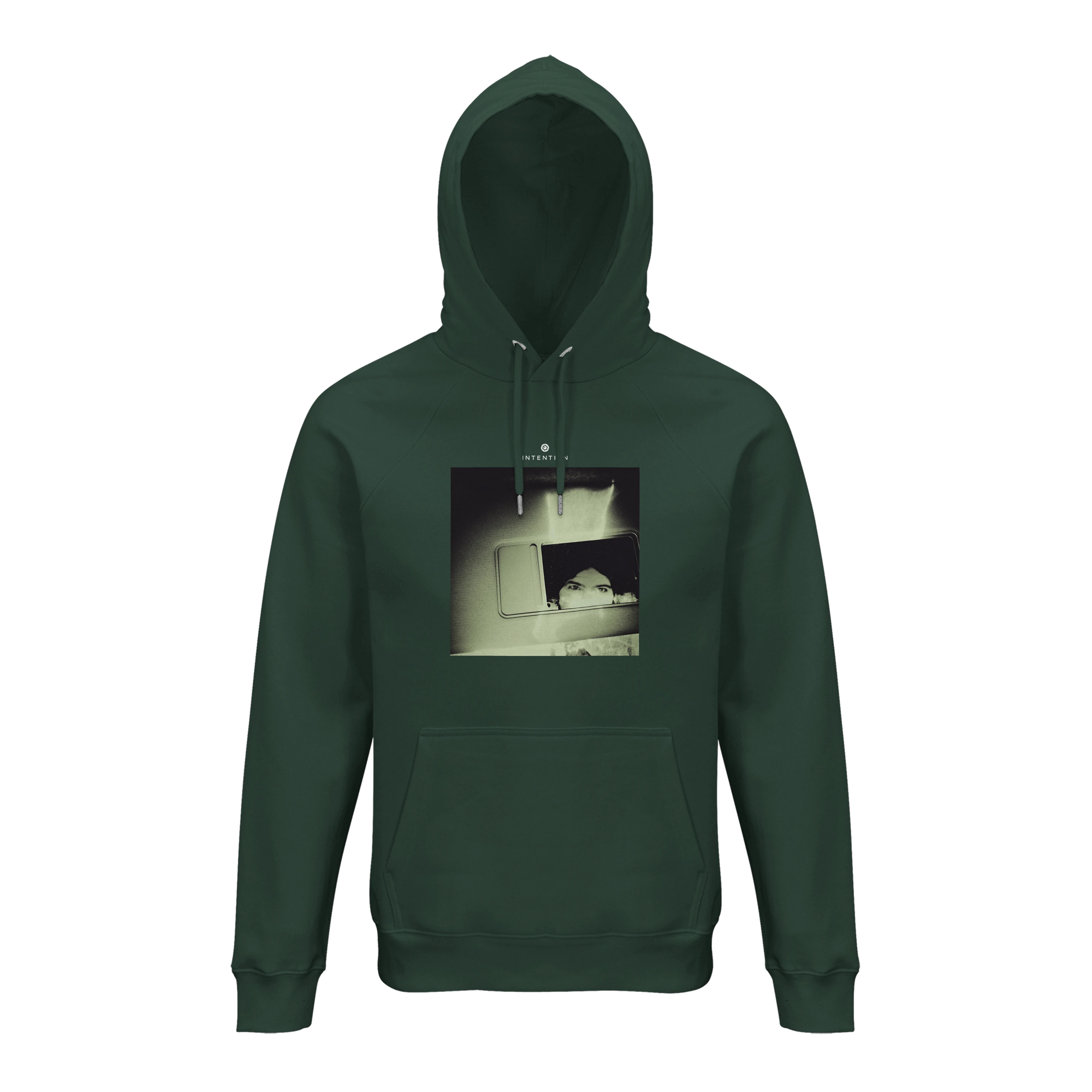 Curiosity - "On the Road" Hoodie Bottle Green 1