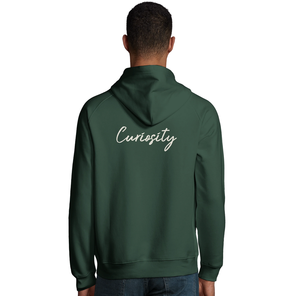 Curiosity - "On the Road" Hoodie Bottle Green 4