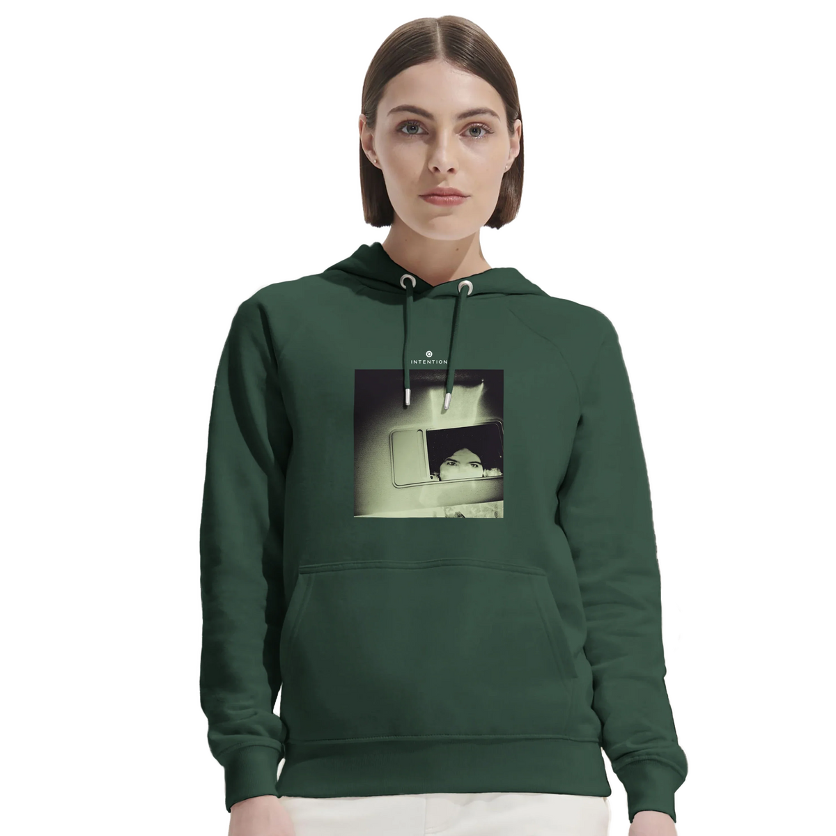 Curiosity - "On the Road" Hoodie Bottle Green 5