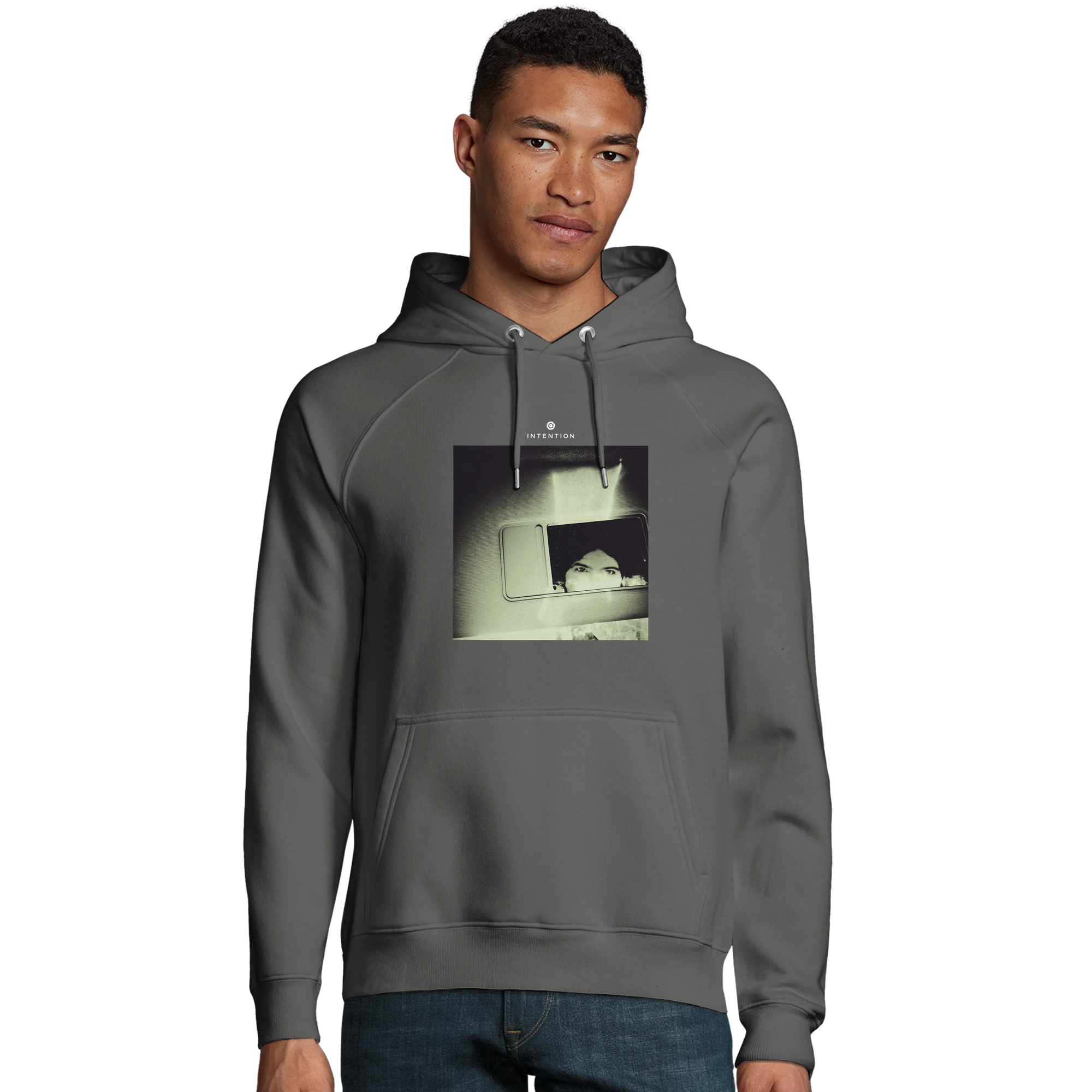 Curiosity - "On the Road" Hoodie charcoal melange 3