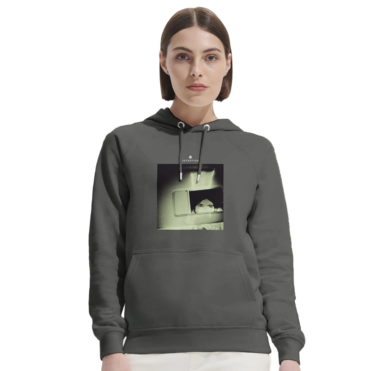 Curiosity - "On the Road" Hoodie charcoal melange 5
