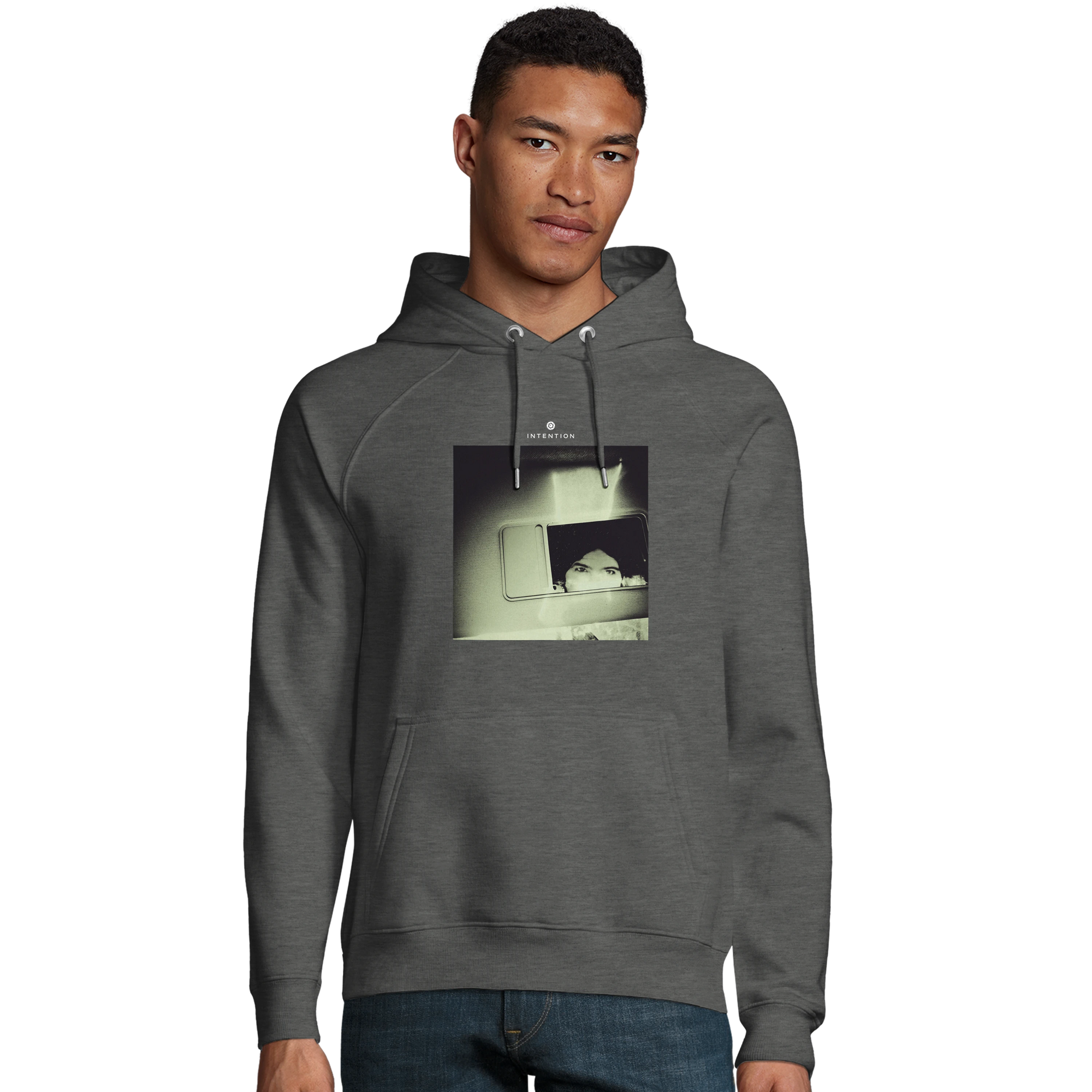 Curiosity - "On the Road" Hoodie Grey Melange 3