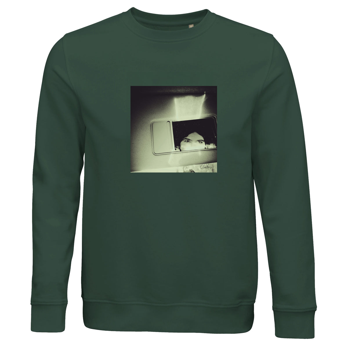 Curiosity - "On the Road" Sweatshirt Bottle Green 1