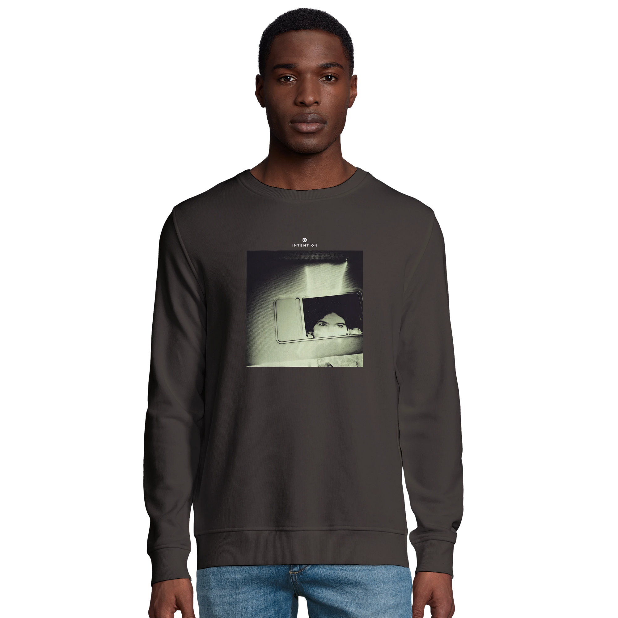 Curiosity - "On the Road" Sweatshirt deep charcoal grey 3