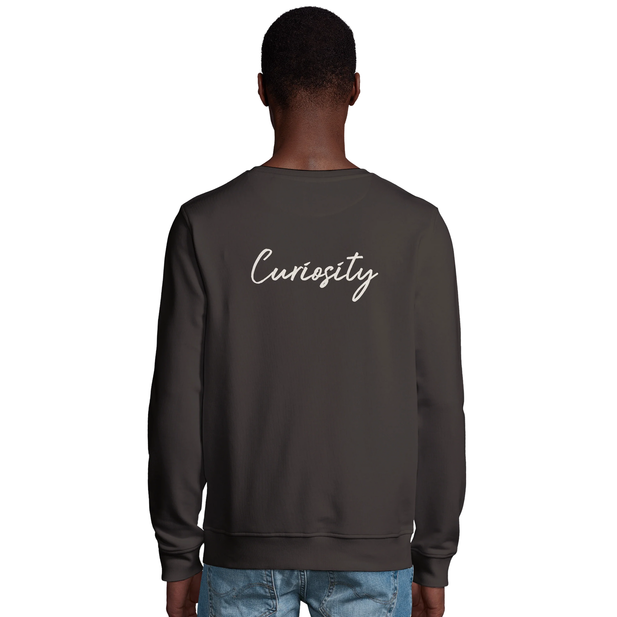 Curiosity - "On the Road" Sweatshirt deep charcoal grey 4