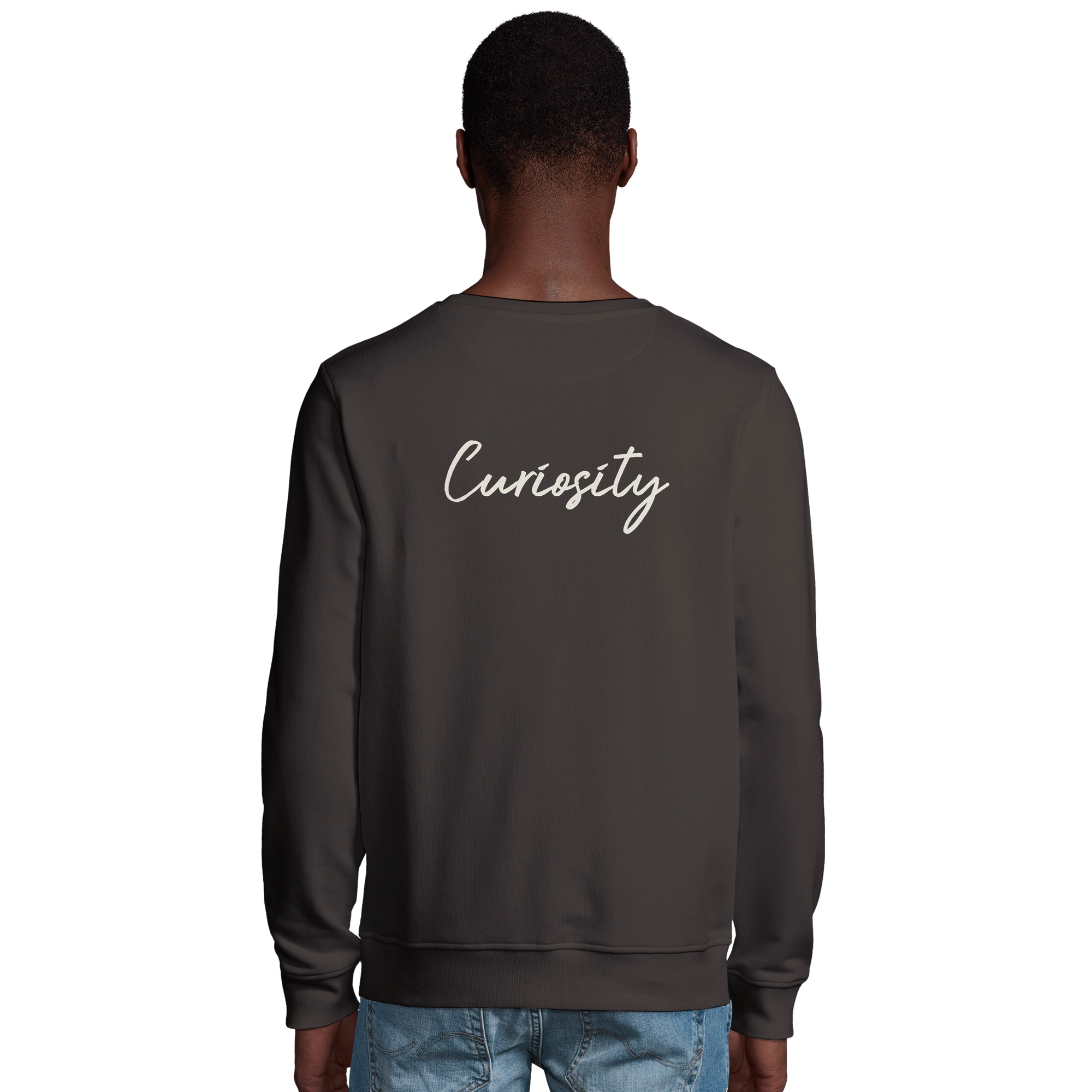 Curiosity - "On the Road" Sweatshirt deep charcoal grey 4