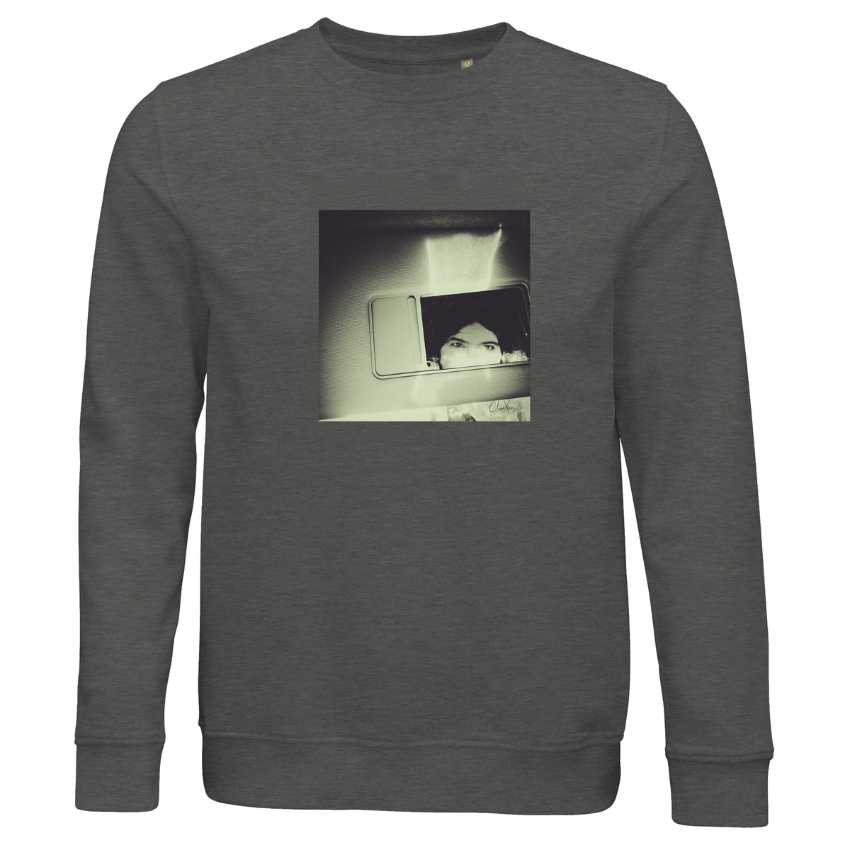 Curiosity - "On the Road" Sweatshirt Grey Melange 1