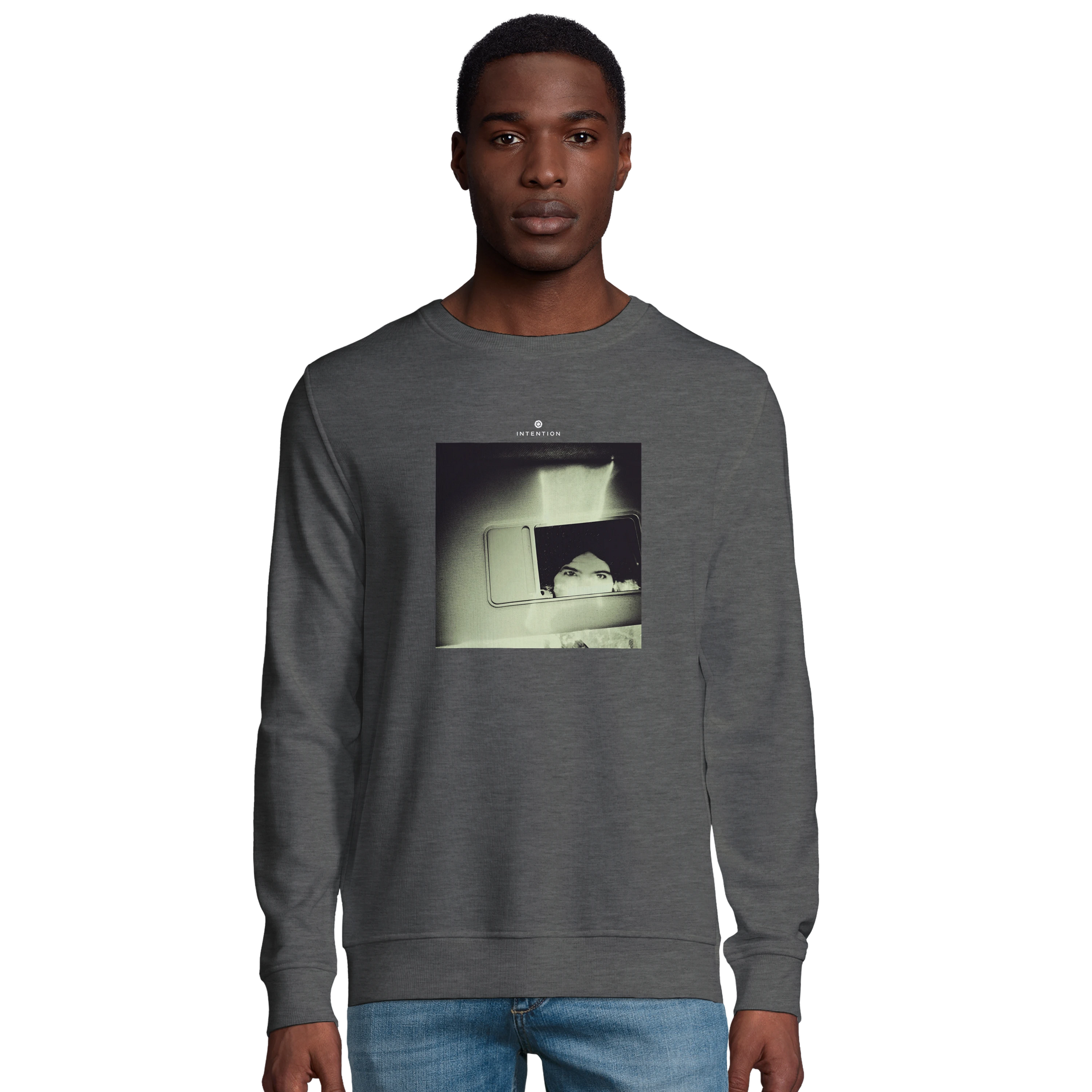Curiosity - "On the Road" Sweatshirt Grey Melange 3
