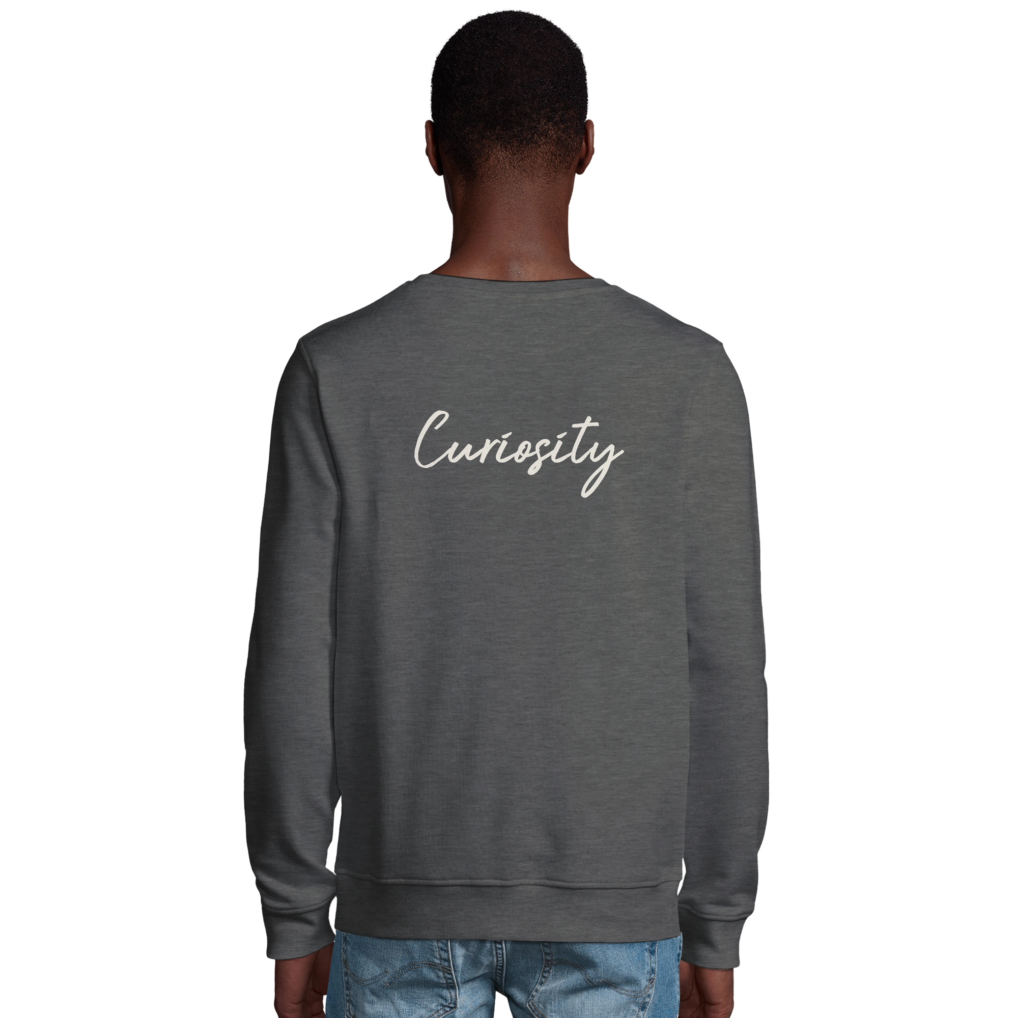 Curiosity - "On the Road" Sweatshirt Grey Melange 4