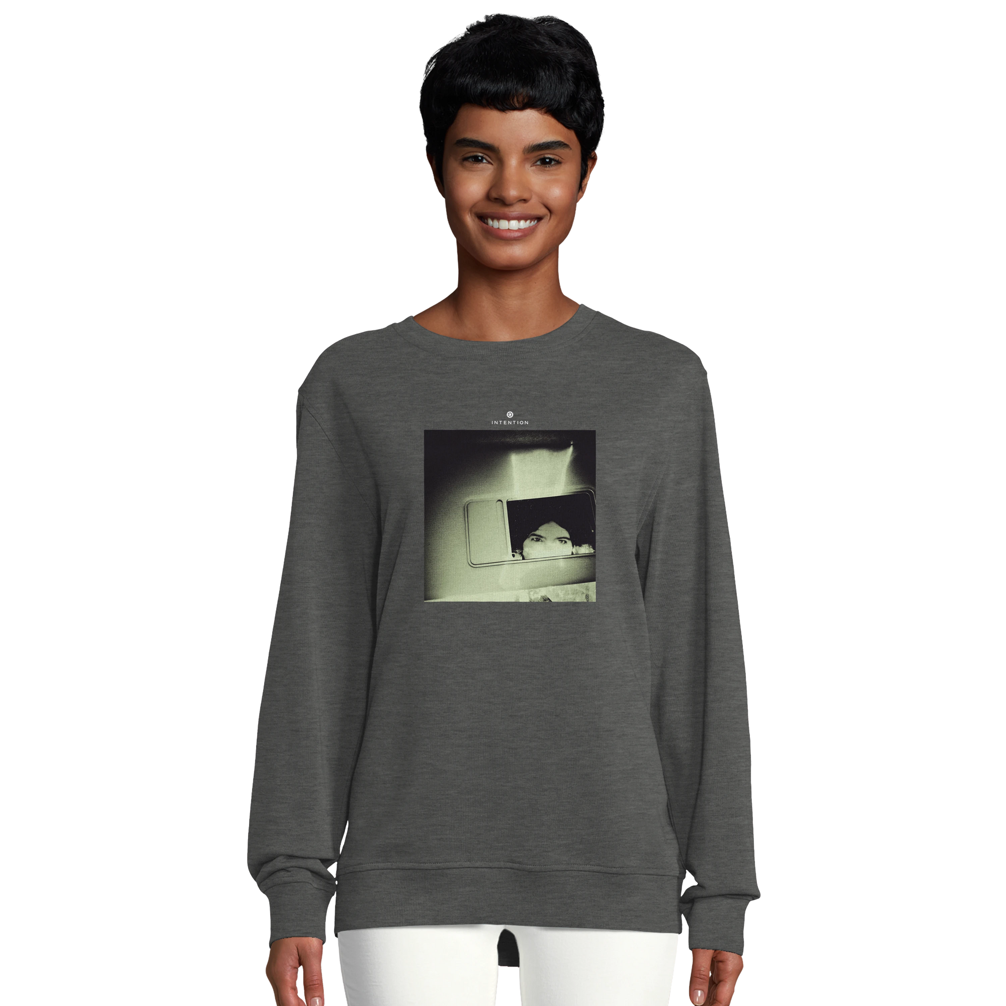 Curiosity - "On the Road" Sweatshirt Grey Melange 5
