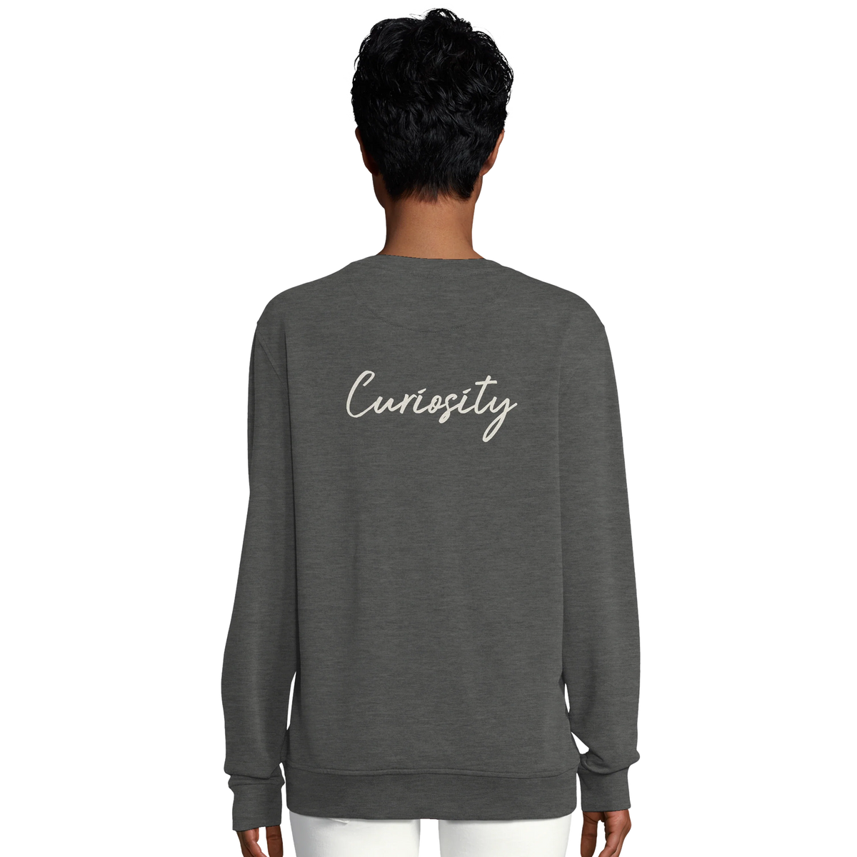Curiosity - "On the Road" Sweatshirt Grey Melange 6