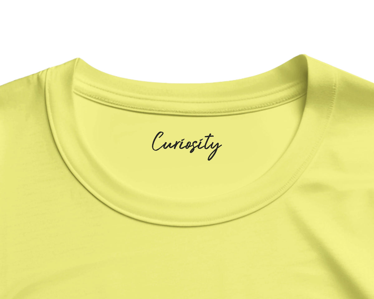 Curiosity - "On the Road" T-shirt Light Yellow 2
