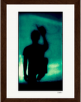 Dancing Cowboy Framed print 13x18 cm / 5x7″ Dark wood frame 26