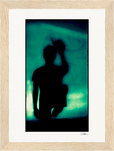 Dancing Cowboy Framed print 13x18 cm / 5x7″ Wood frame 16