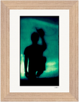 Dancing Cowboy Framed print 13x18 cm / 5x7″ Wood frame 15