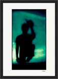 Dancing Cowboy Framed print 21x29.7 cm / 8x12" Black frame 38