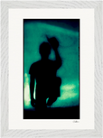 Dancing Cowboy Framed print 21x29.7 cm / 8x12" White frame 8