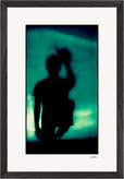 Dancing Cowboy Framed print 30x45 cm / 12x18″ Black frame 29