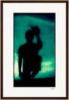 Dancing Cowboy Framed print 30x45 cm / 12x18″ Dark wood frame 31