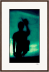 Dancing Cowboy Framed print 40x60 cm / 16x24″ Dark wood frame 32