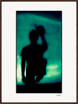 Dancing Cowboy Framed print 60x80 cm / 24x32″ Dark wood frame 34