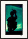 Dancing Cowboy Framed print A1 (59.4 x 84.1  cm) Black frame 30