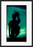 Dancing Cowboy Framed print A3 (29.7 x 42  cm) Black frame 40